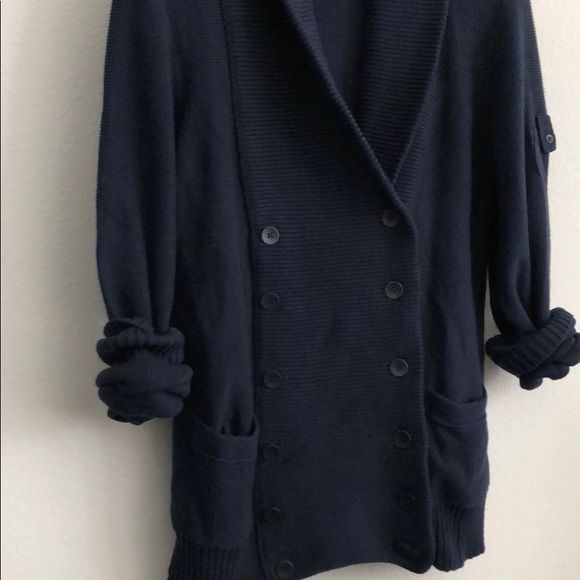 JCrew Knit Navy Cardigan.. - Picture 5 of 5